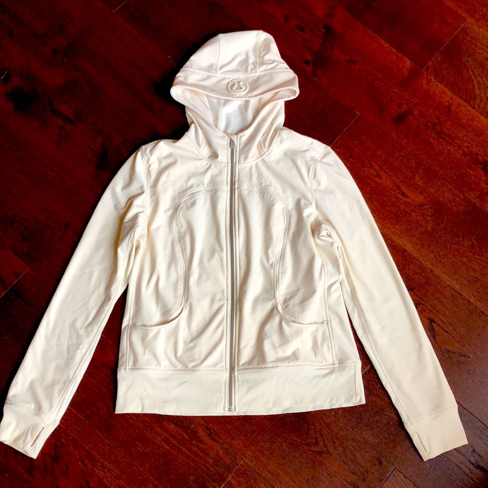 Lululemon Uba Hoodie cream size 12